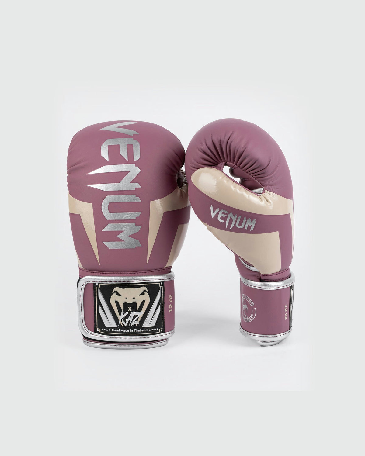 Venum Boxhandschuhe x Kaz - Dunkelorchidee/Silber