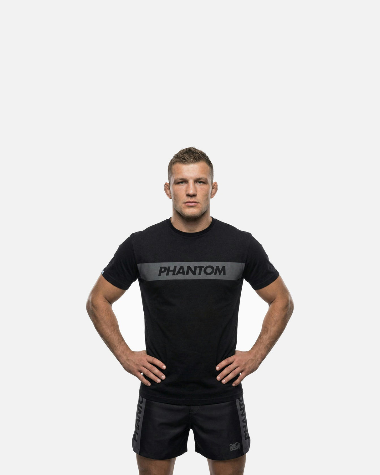 Phantom Athletics MMA Shorts Fusion Apex - Schwarz/Grau