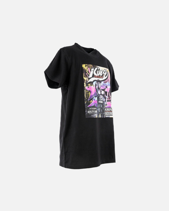 King Pro Boxing T-Shirt Comic - Schwarz
