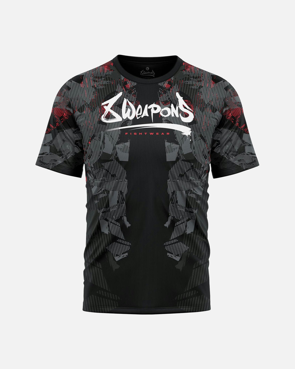 8 WEAPONS T-Shirt Hit 2.0 - Schwarz/Rot