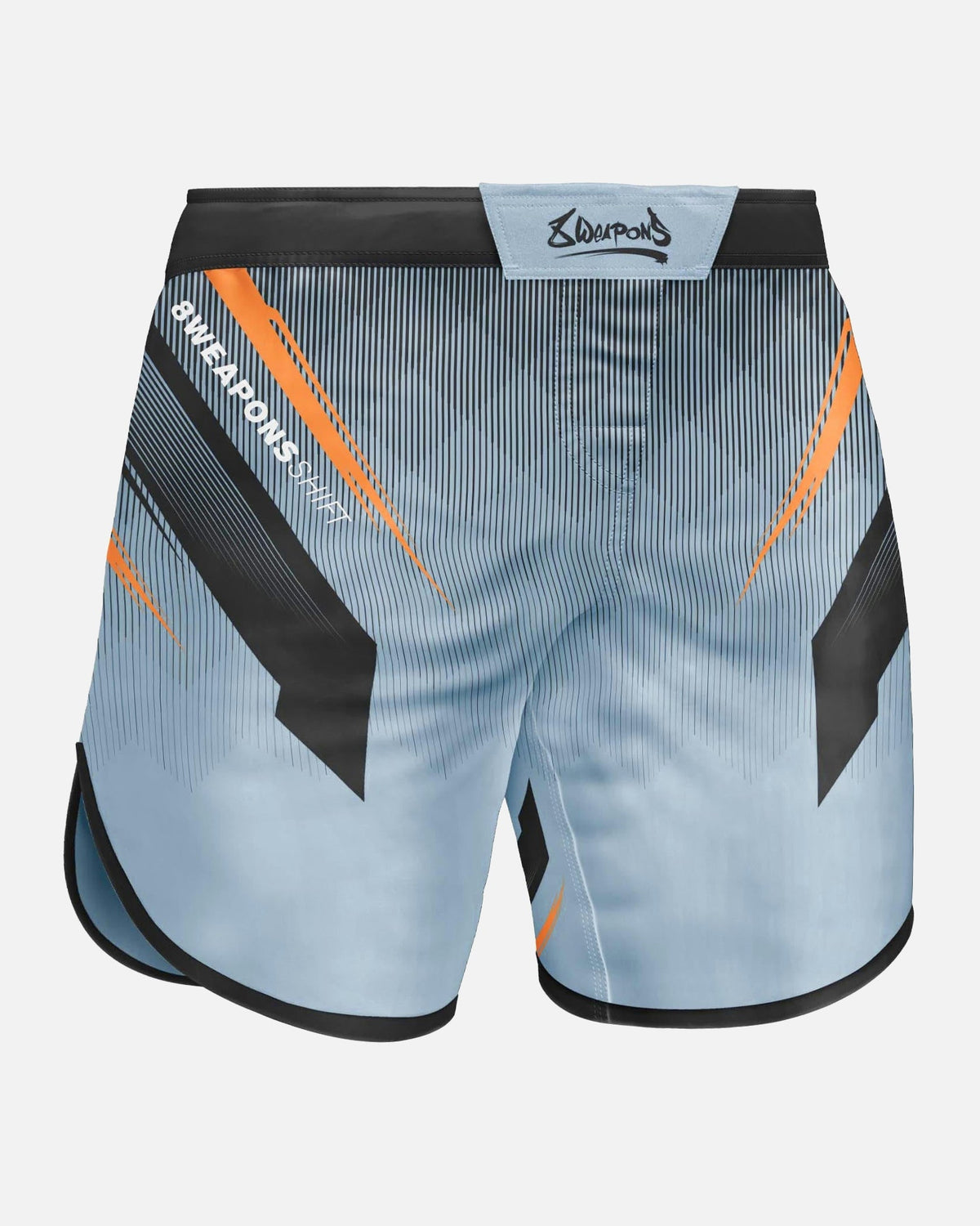8 WEAPONS MMA Shorts Shift - Eisgrau/Orange