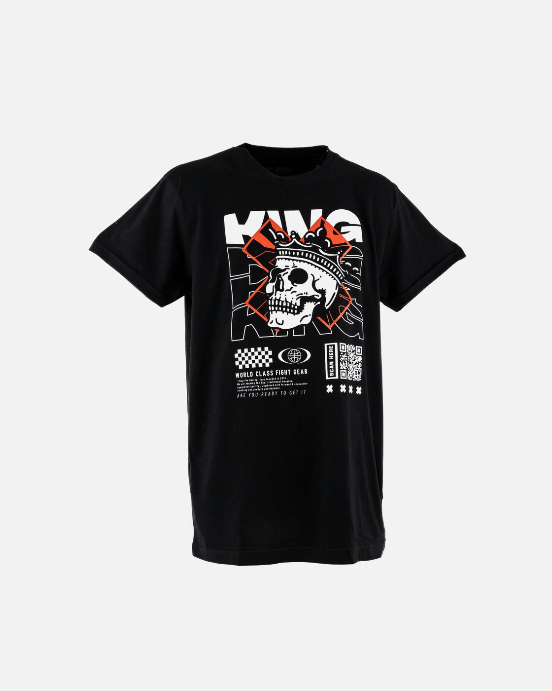 King Pro Boxing T-Shirt Skull 2 - Schwarz