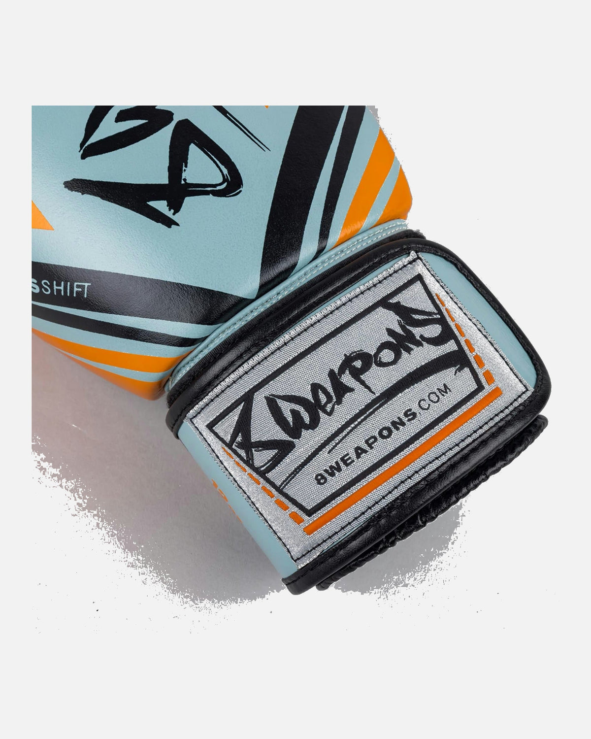8 WEAPONS Boxhandschuhe Shift - Eisgrau/Orange