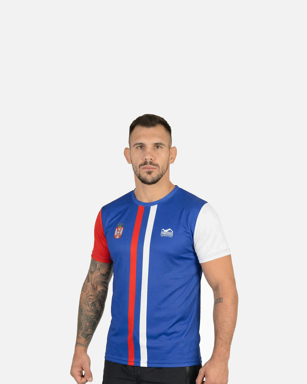 Phantom Athletics T-Shirt EVO+ Team Serbia - Blau