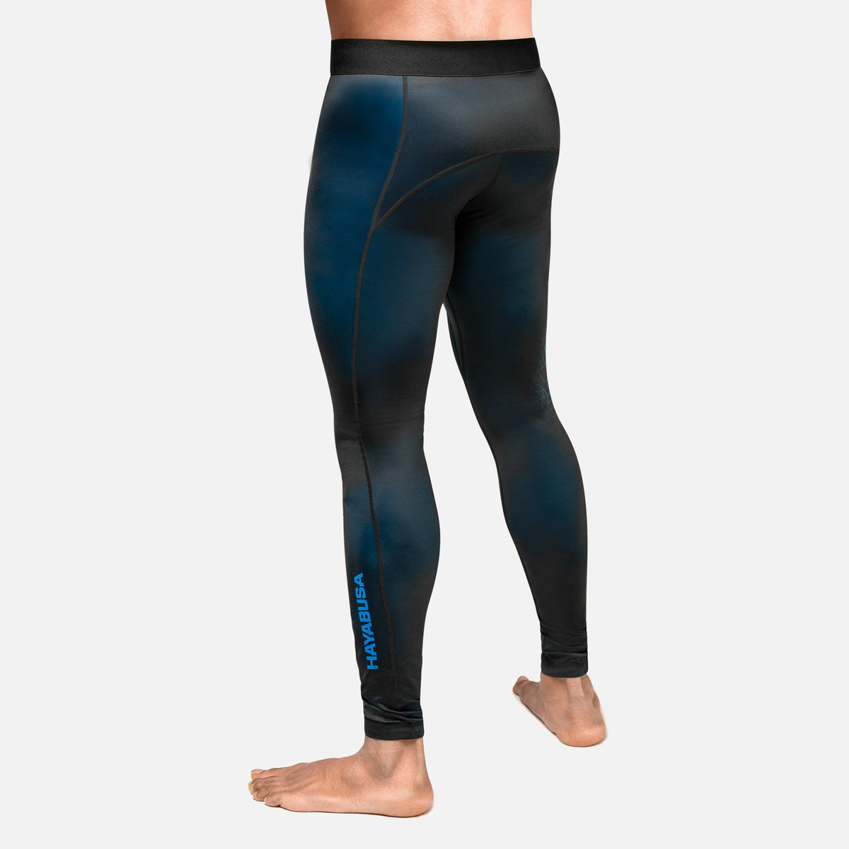 Hayabusa Kompressionsshorts Geo - Blau