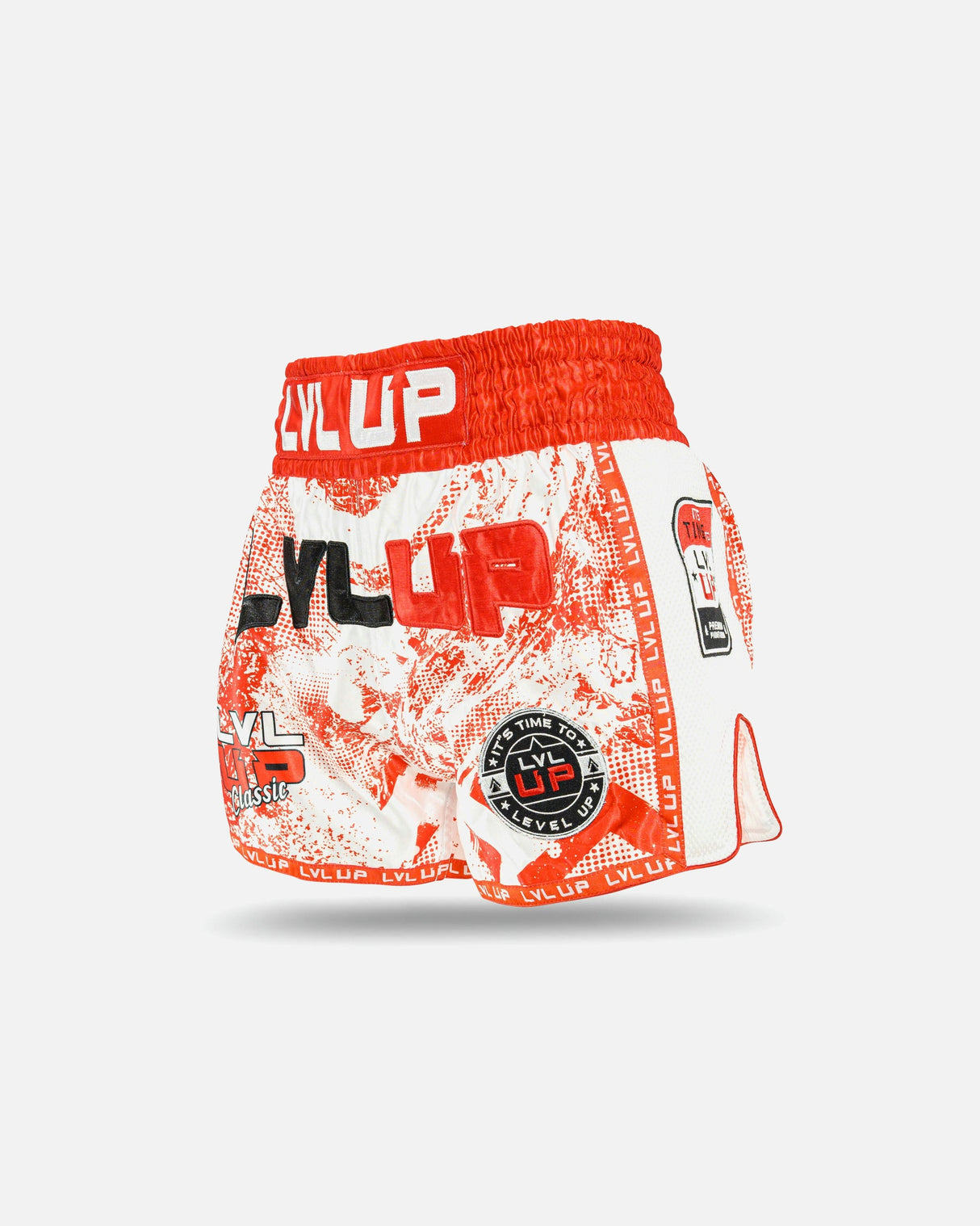 LVL UP Muay Thai Shorts Stadium - Rot