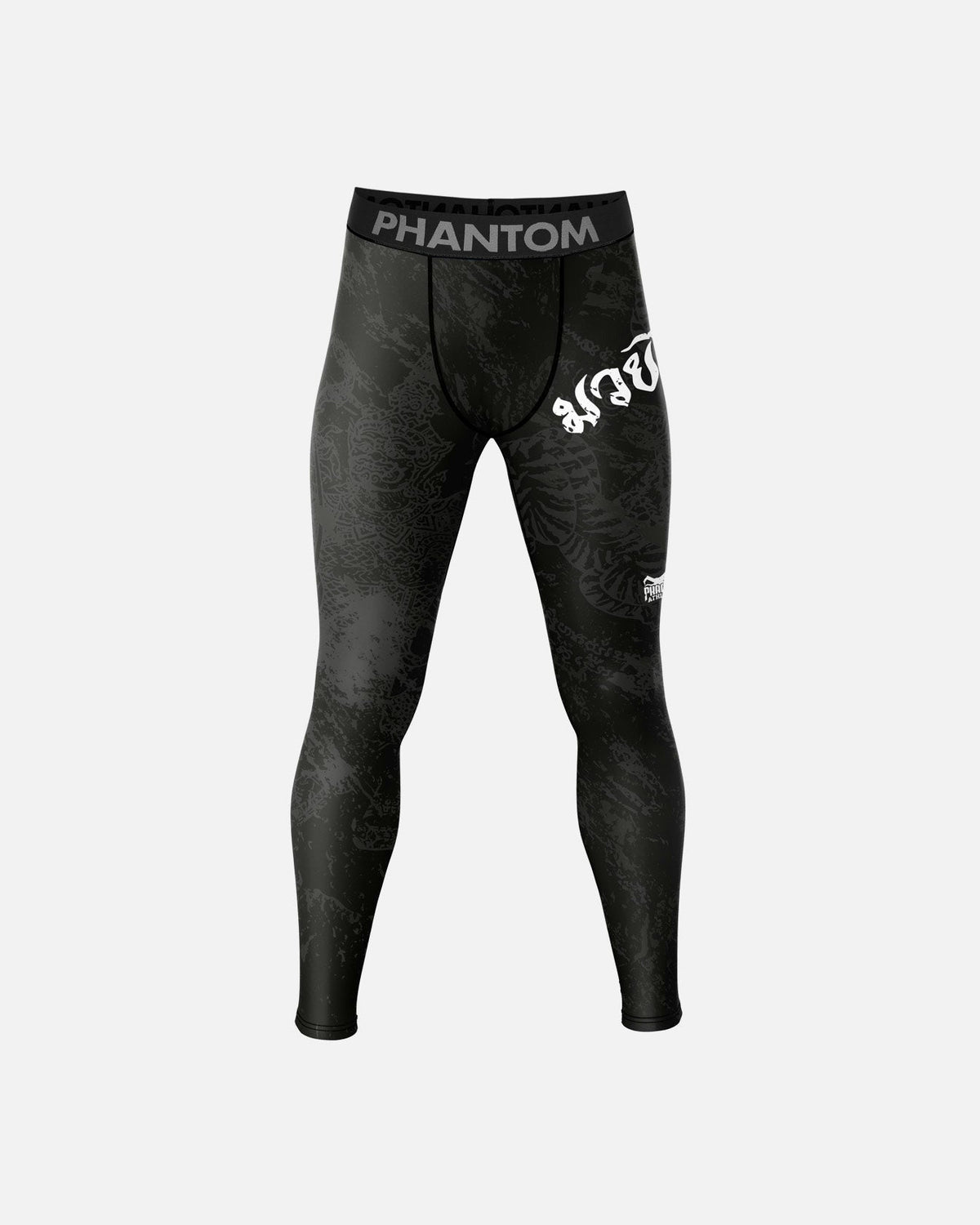 Phantom Athletics Kompressionsshorts Muay Thai - Schwarz/Grau