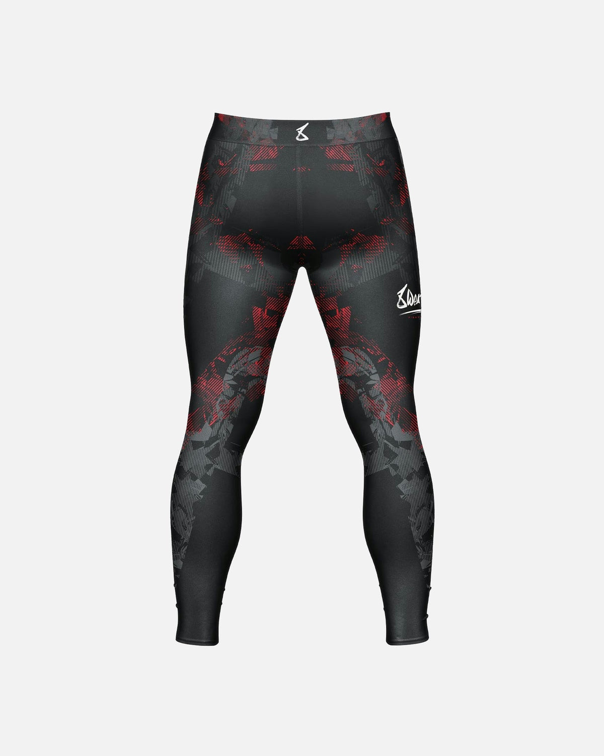8 WEAPONS Kompressionshose Hit 2.0 - Schwarz/Rot