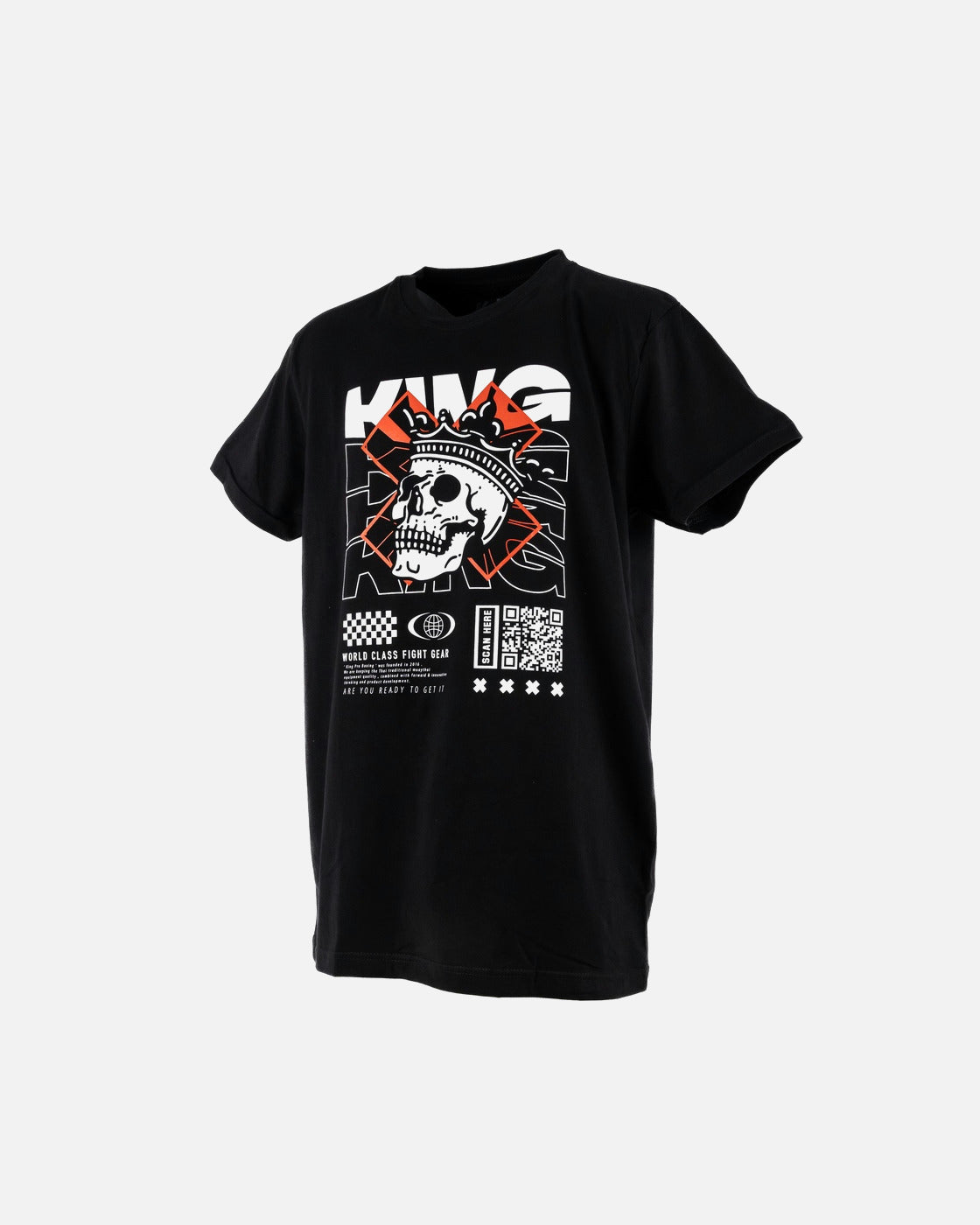 King Pro Boxing T-Shirt Skull 2 - Schwarz