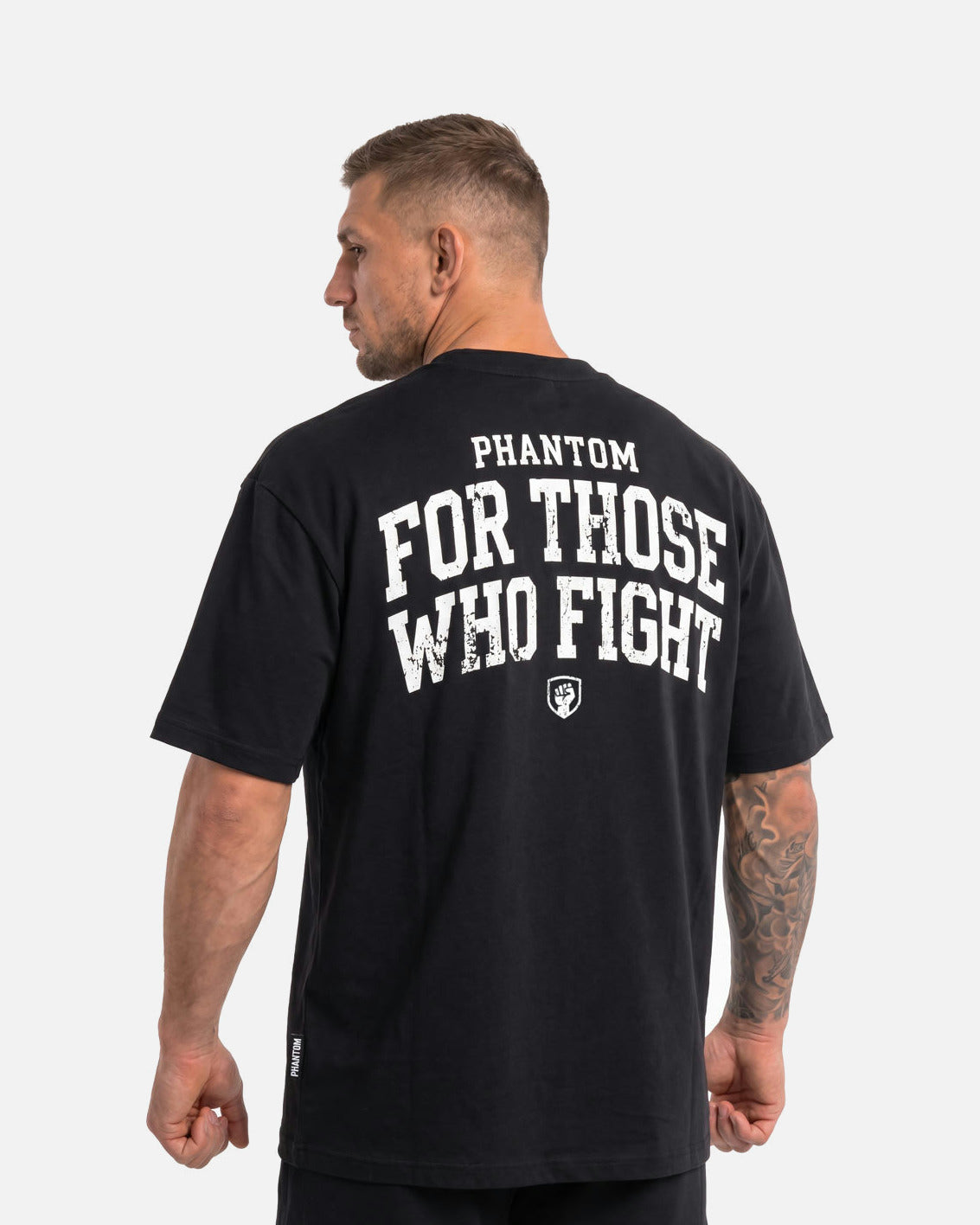 Phantom Athletics T-Shirt FOR THOSE WHO FIGHT - Schwarz