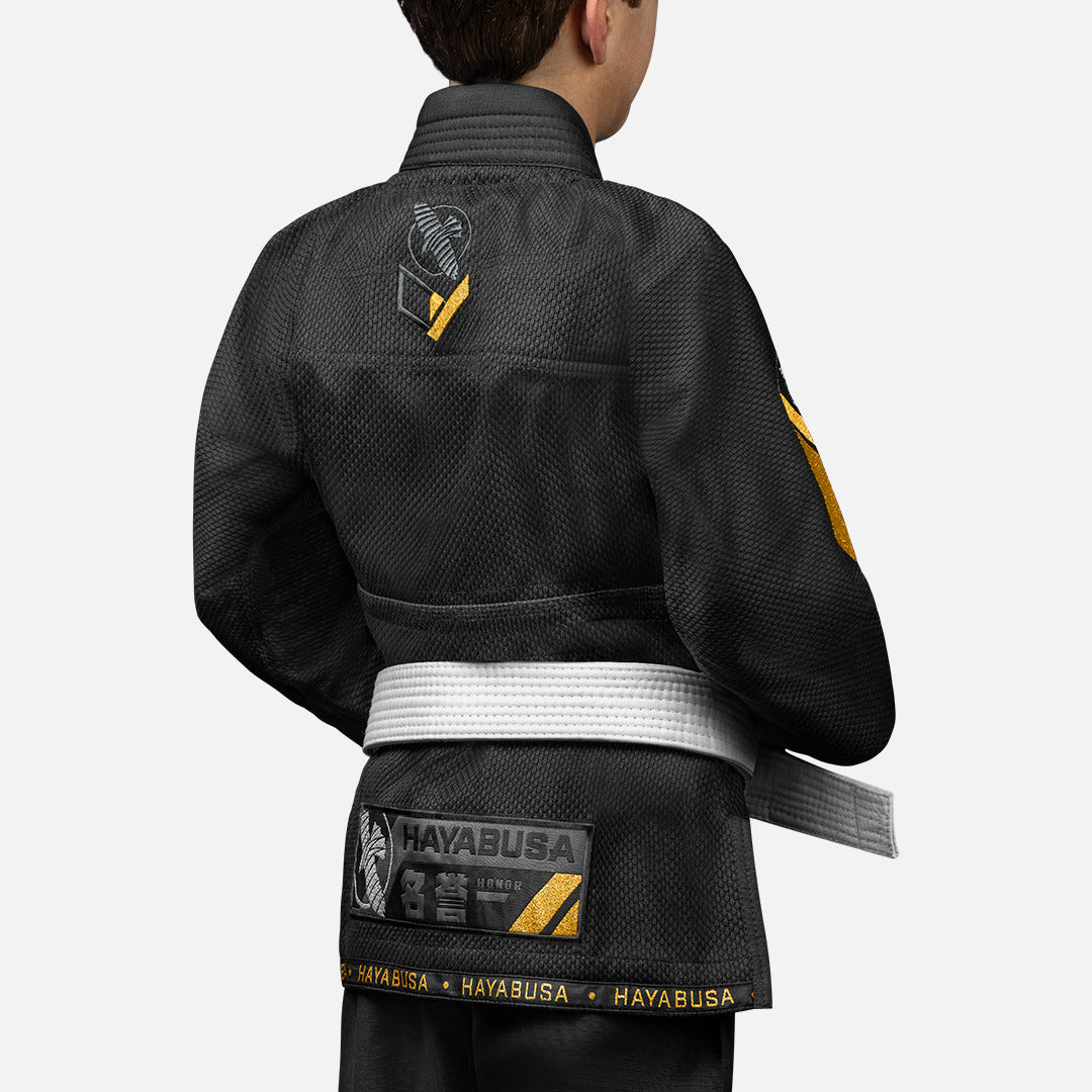 Hayabusa BJJ Gi Ascend Kinder - Schwarz
