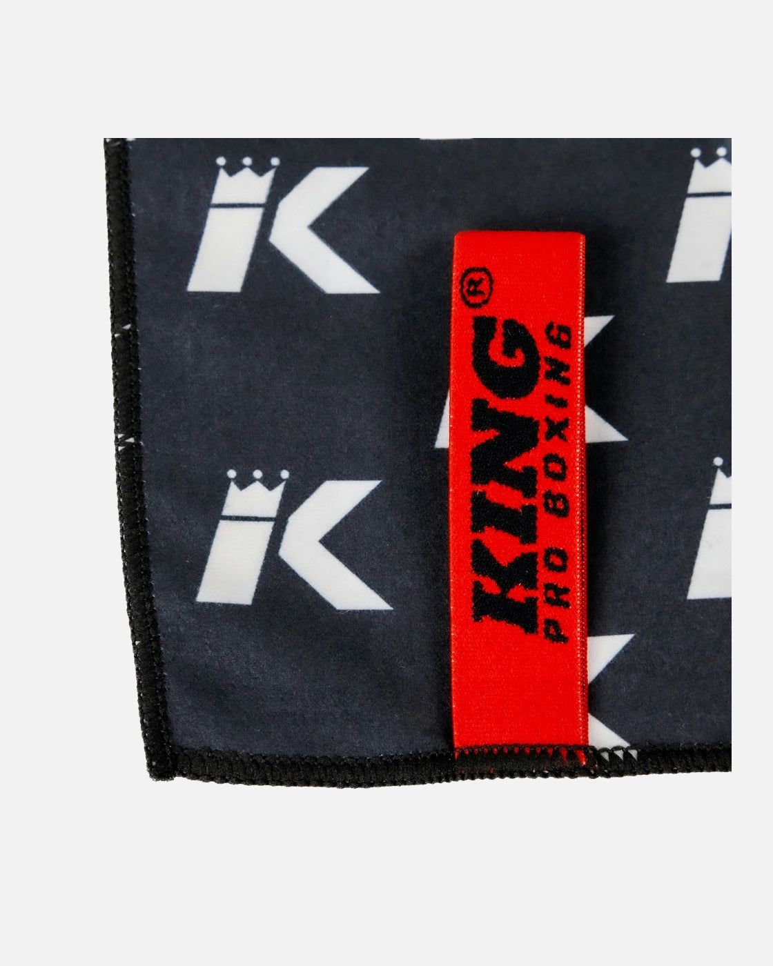 King Pro Boxing Handtuch Ring Ready - Schwarz