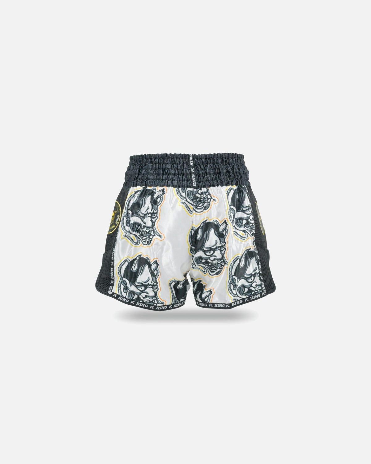 King Pro Boxing Muay Thai Shorts Demon - Weiß