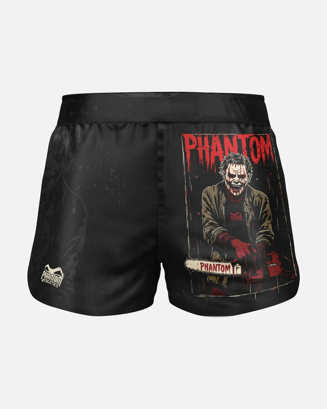 Phantom Athletics MMA Shorts Fusion-R Chainsaw - Schwarz/Grau/Rot