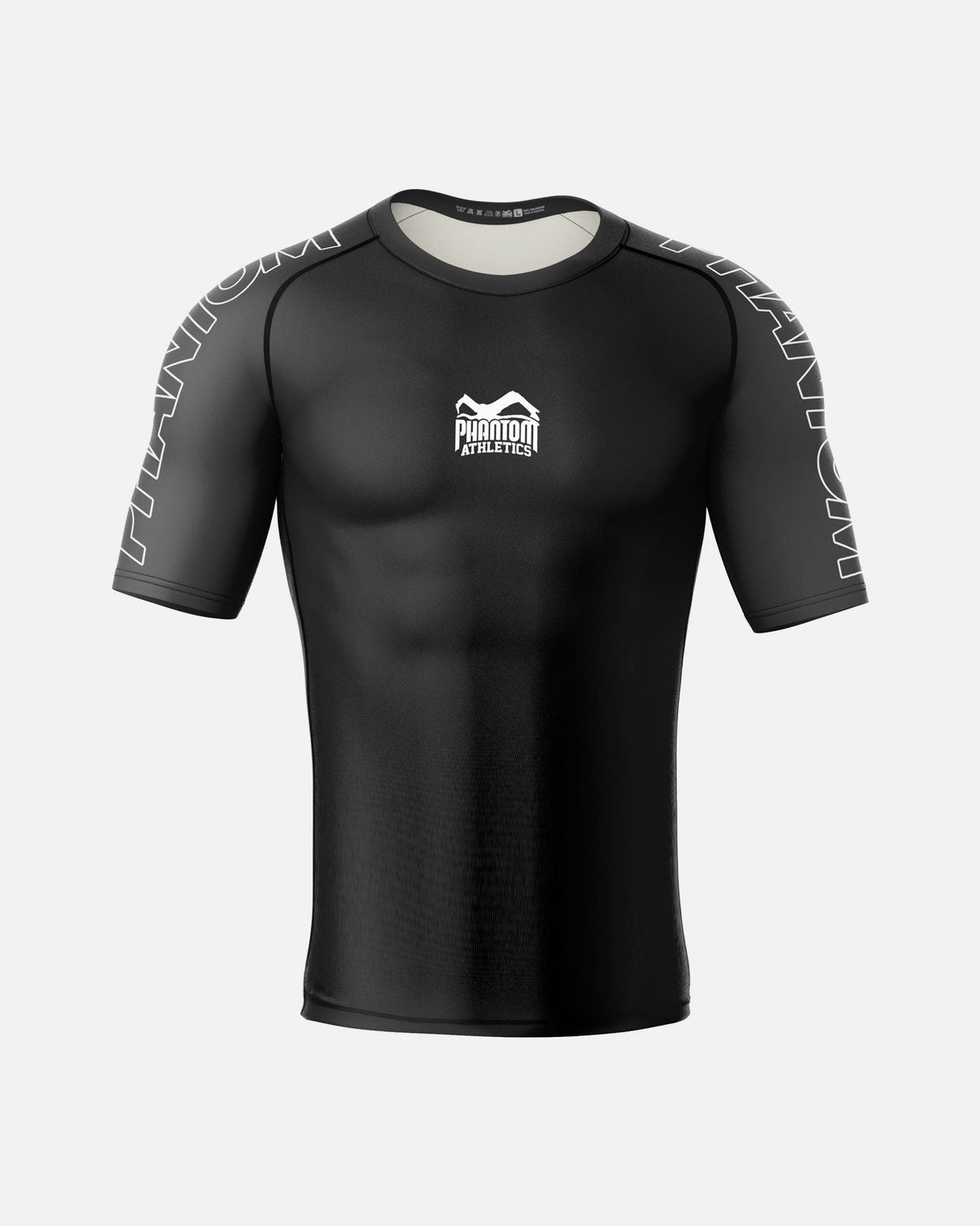 Phantom Athletics Rashguard Ranked - Schwarz