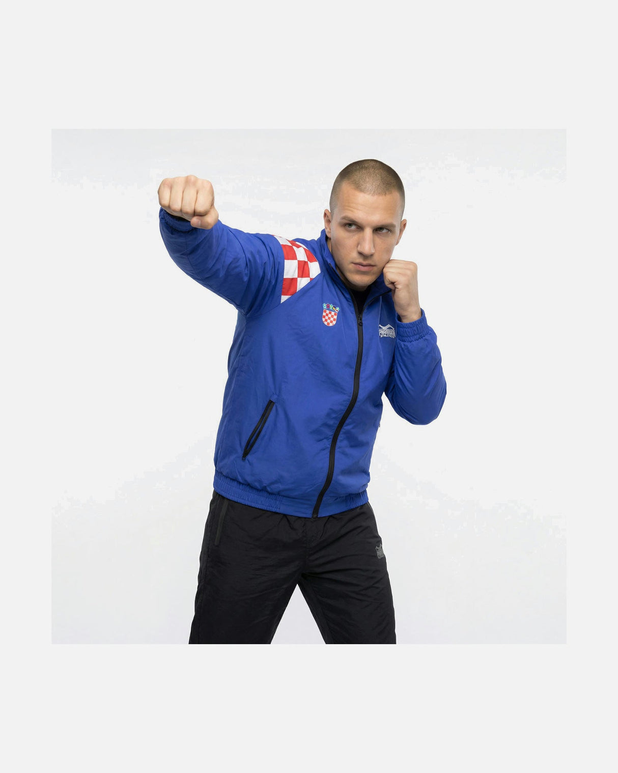 Phantom Athletics Trainingsjacke DMC Team Croatia - Blau/Rot/Weiß