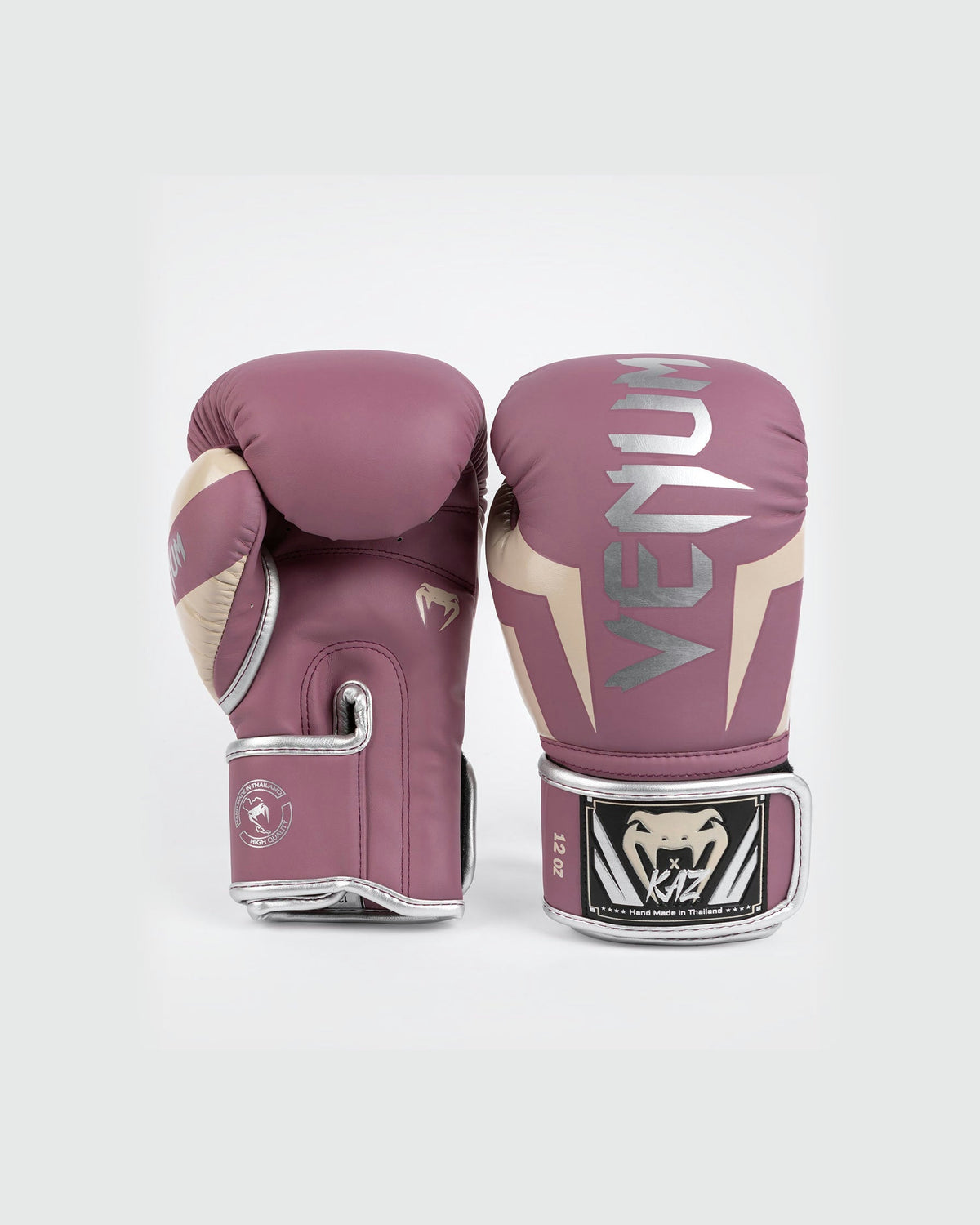 Venum Boxhandschuhe x Kaz - Dunkelorchidee/Silber