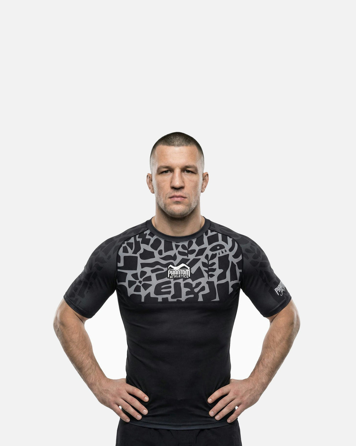 Phantom Athletics Rashguard Groundgame - Schwarz/Grau