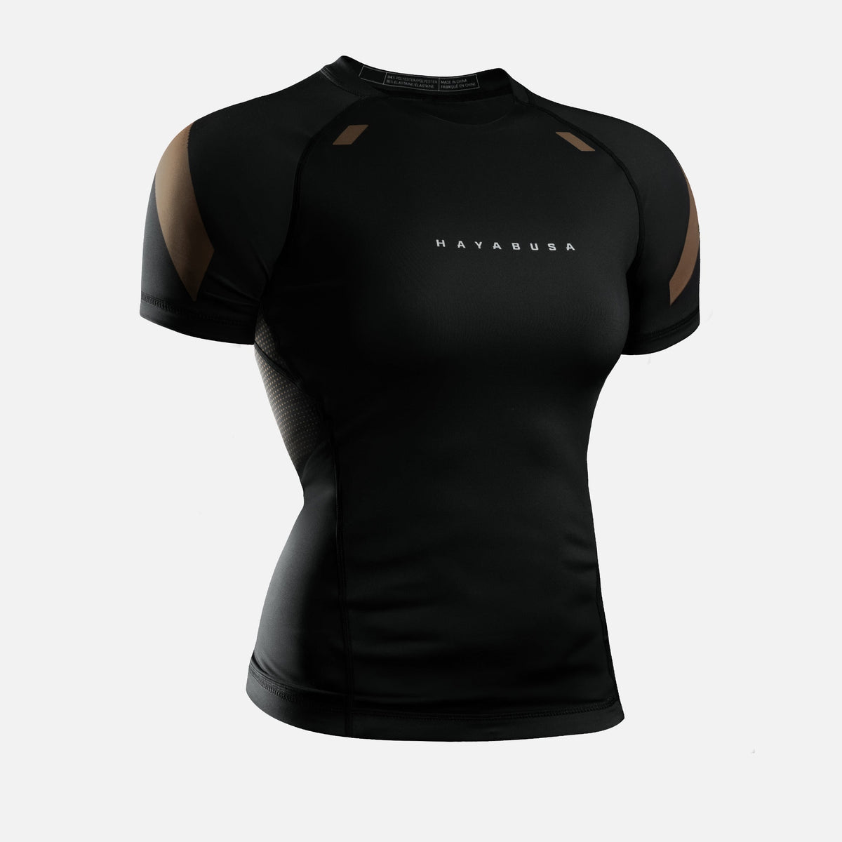 Hayabusa Rashguard Pro Ranked Kurzarm Damen - Braun