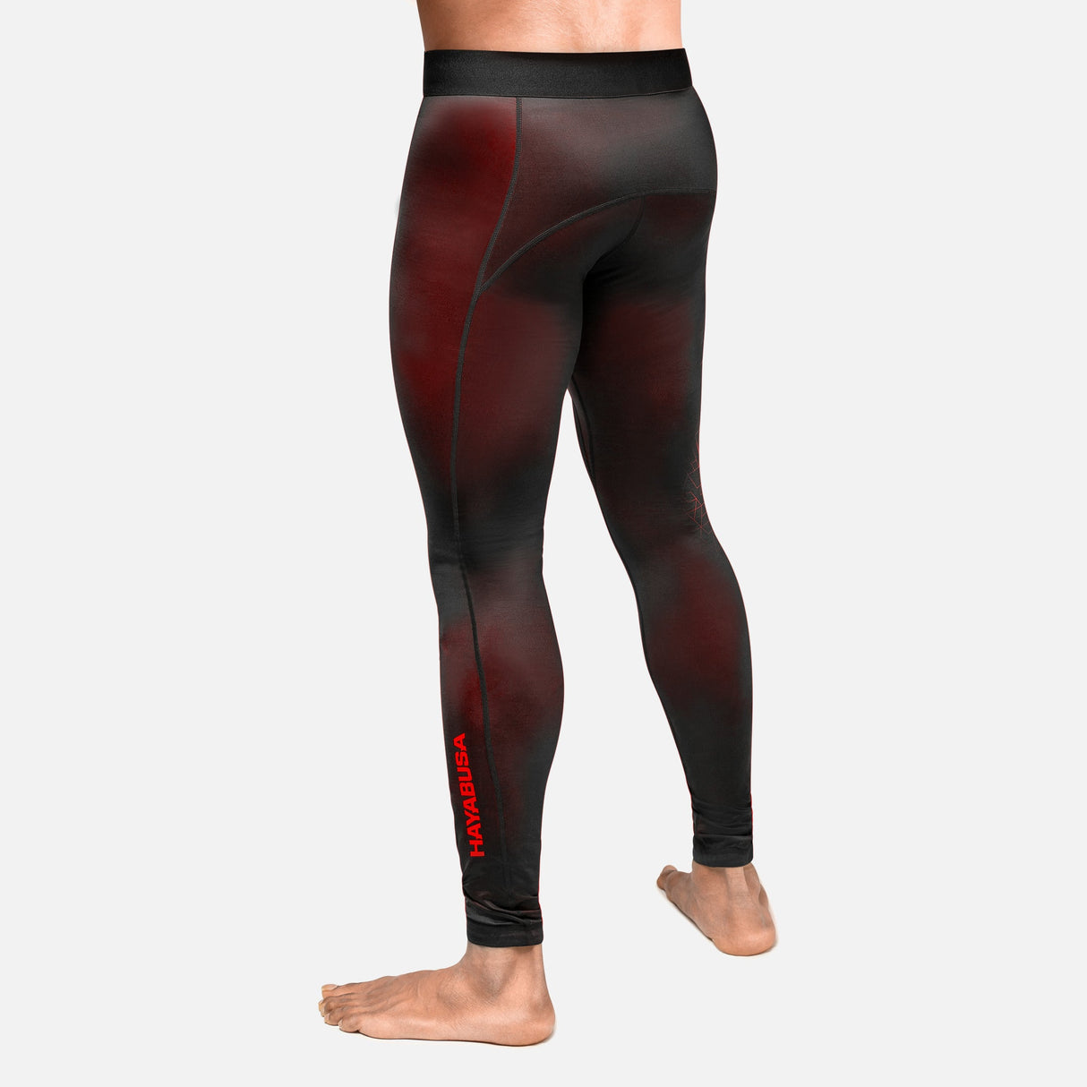 Hayabusa Kompressionsshorts Geo - Rot
