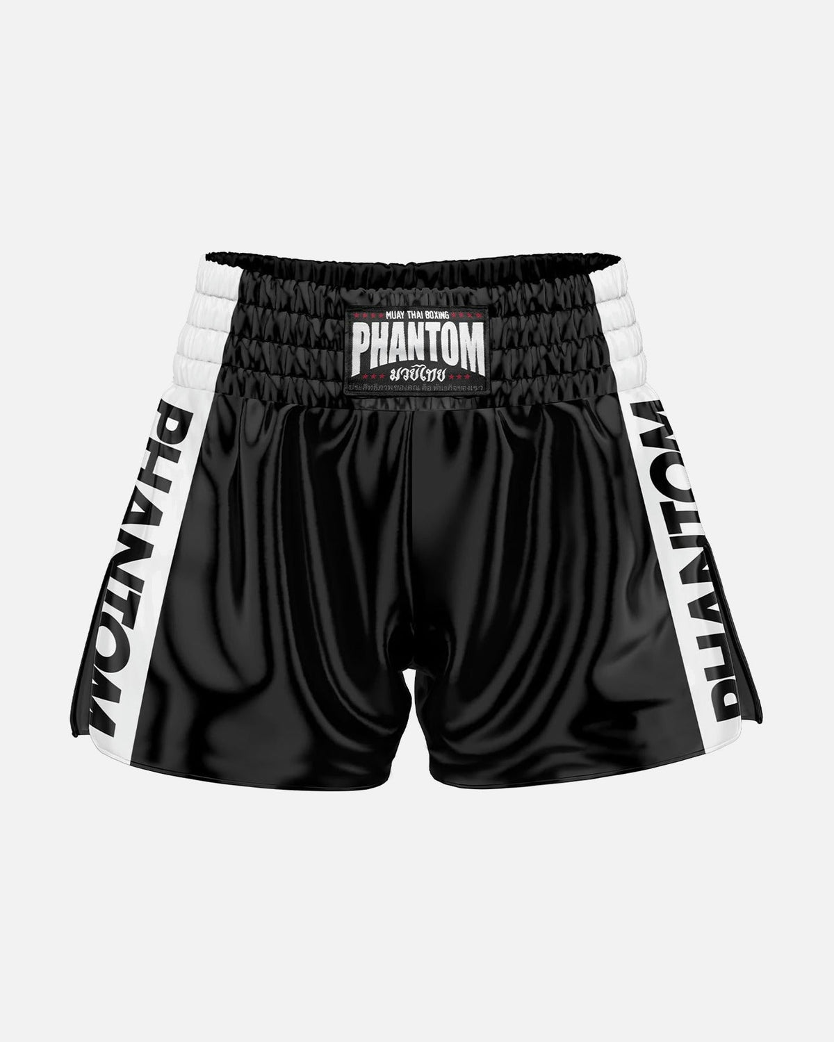 Phantom Athletics Muay-Thai-Shorts Apex - Schwarz/Weiß