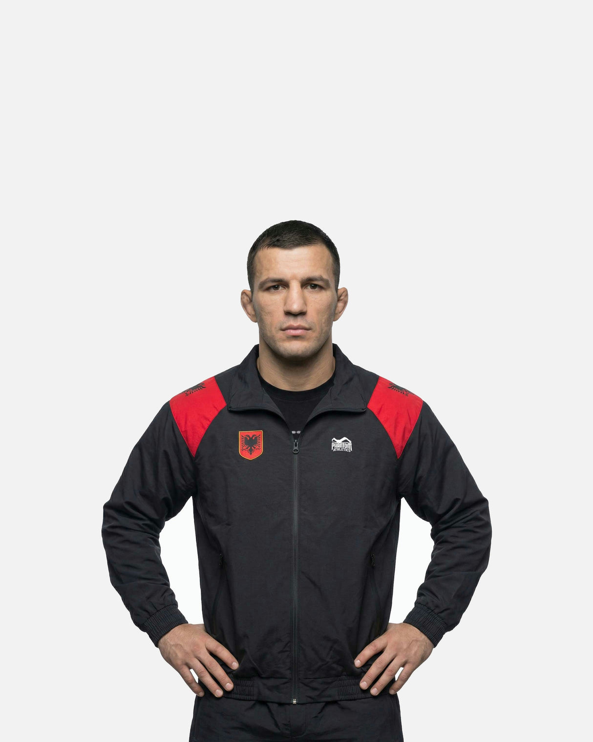 Phantom Athletics Trainingsjacke DMC Team Albania - Schwarz