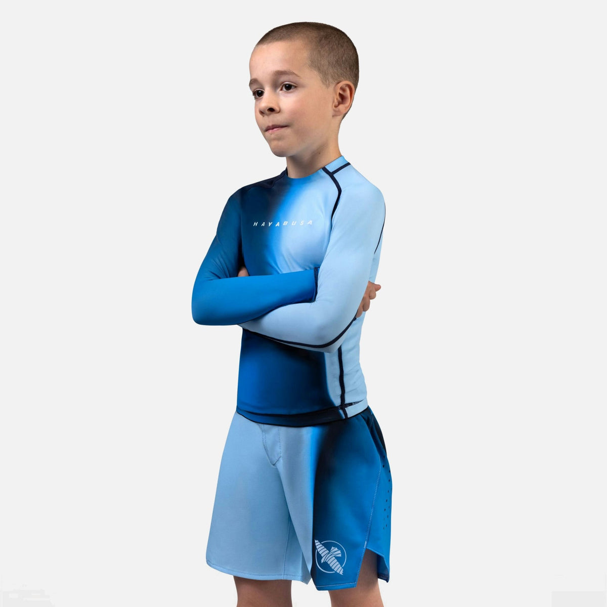 Hayabusa MMA Shorts Apex Nova Kinder - Blau