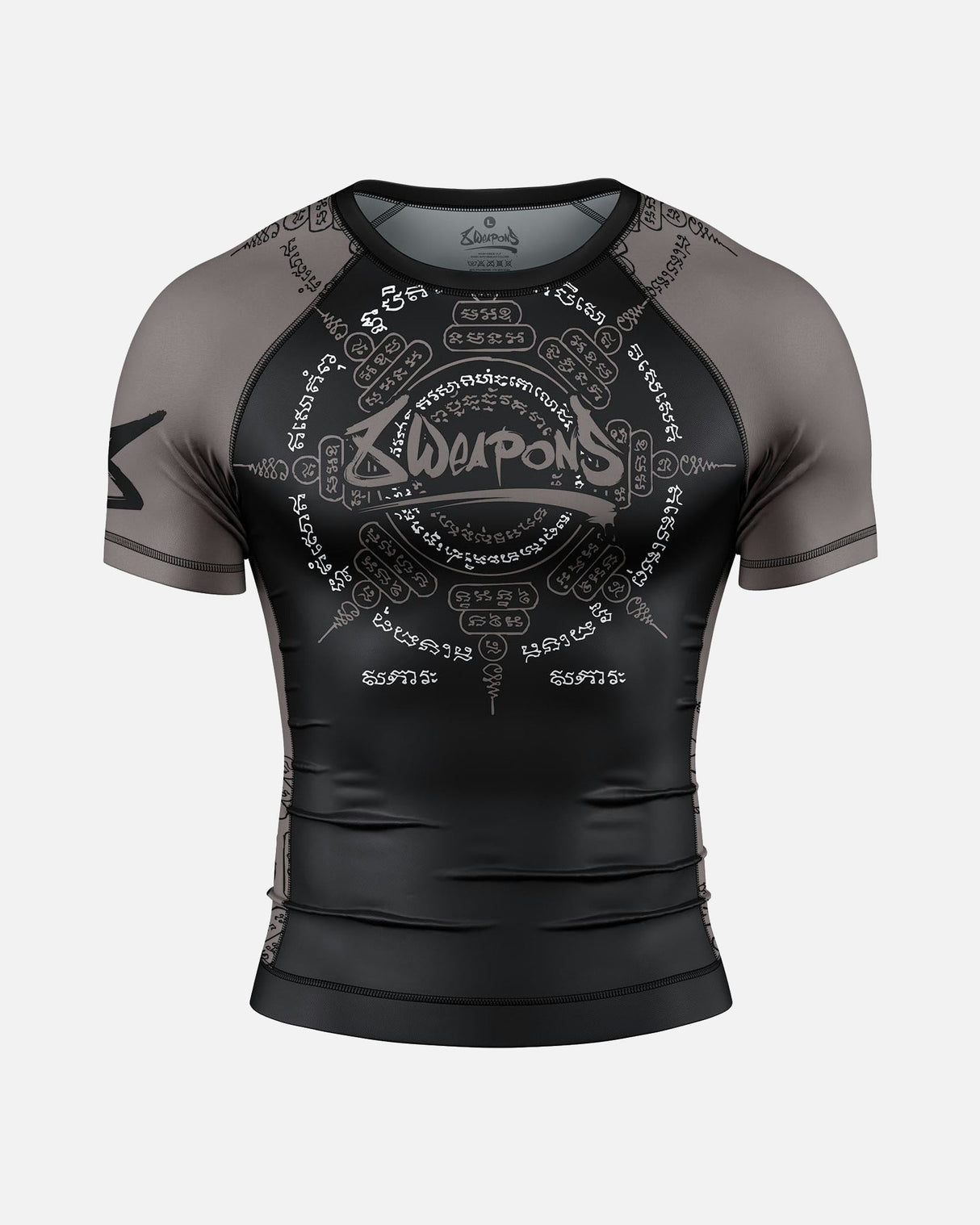 8 WEAPONS Rashguard 8 Ways Yant 2.0 - Schwarz