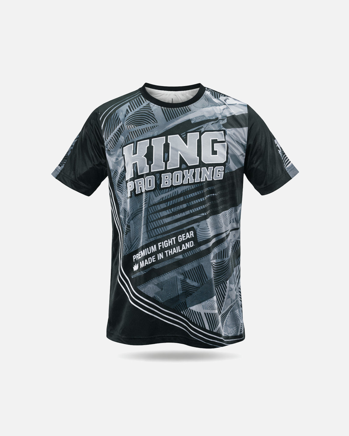 King Pro Boxing T-Shirt Flag Tee - Schwarz