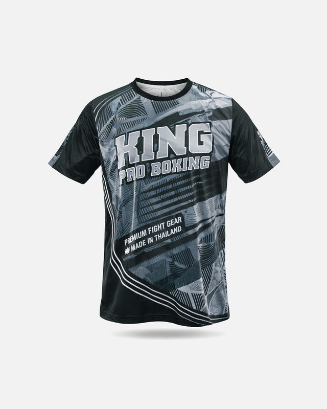 King Pro Boxing T-Shirt Flag Tee - Schwarz