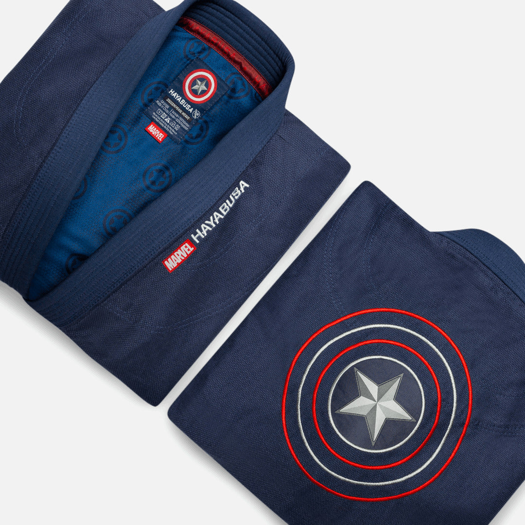 Marvel BJJ Gi Captain America - Blau