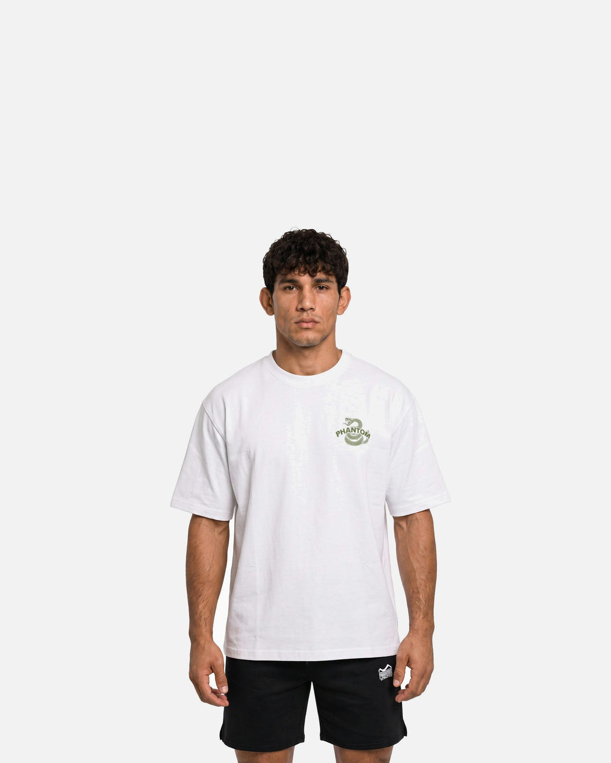 Phantom Athletics T-Shirt DON'T TREAD ON ME Oversize Heavy - Weiß