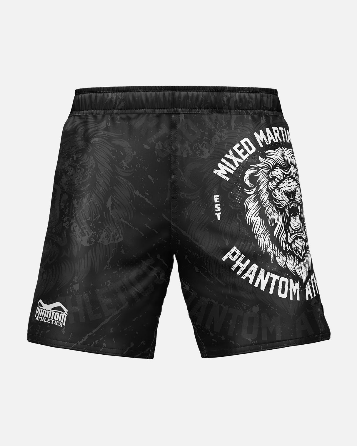 Phantom Athletics MMA Shorts EVO Lionheart - Schwarz/Rot