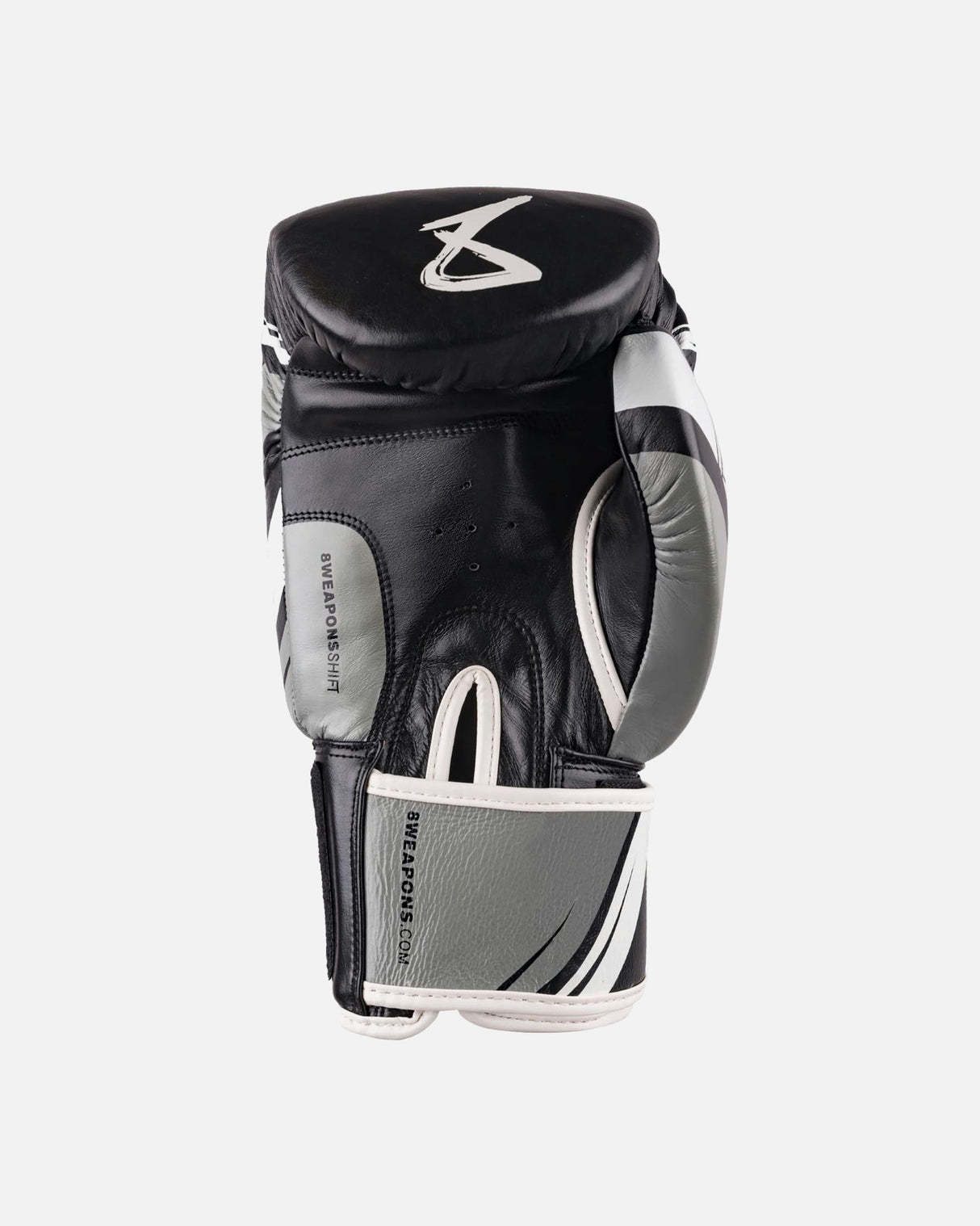 8 WEAPONS Boxhandschuhe Shift - Schwarz/Weiß