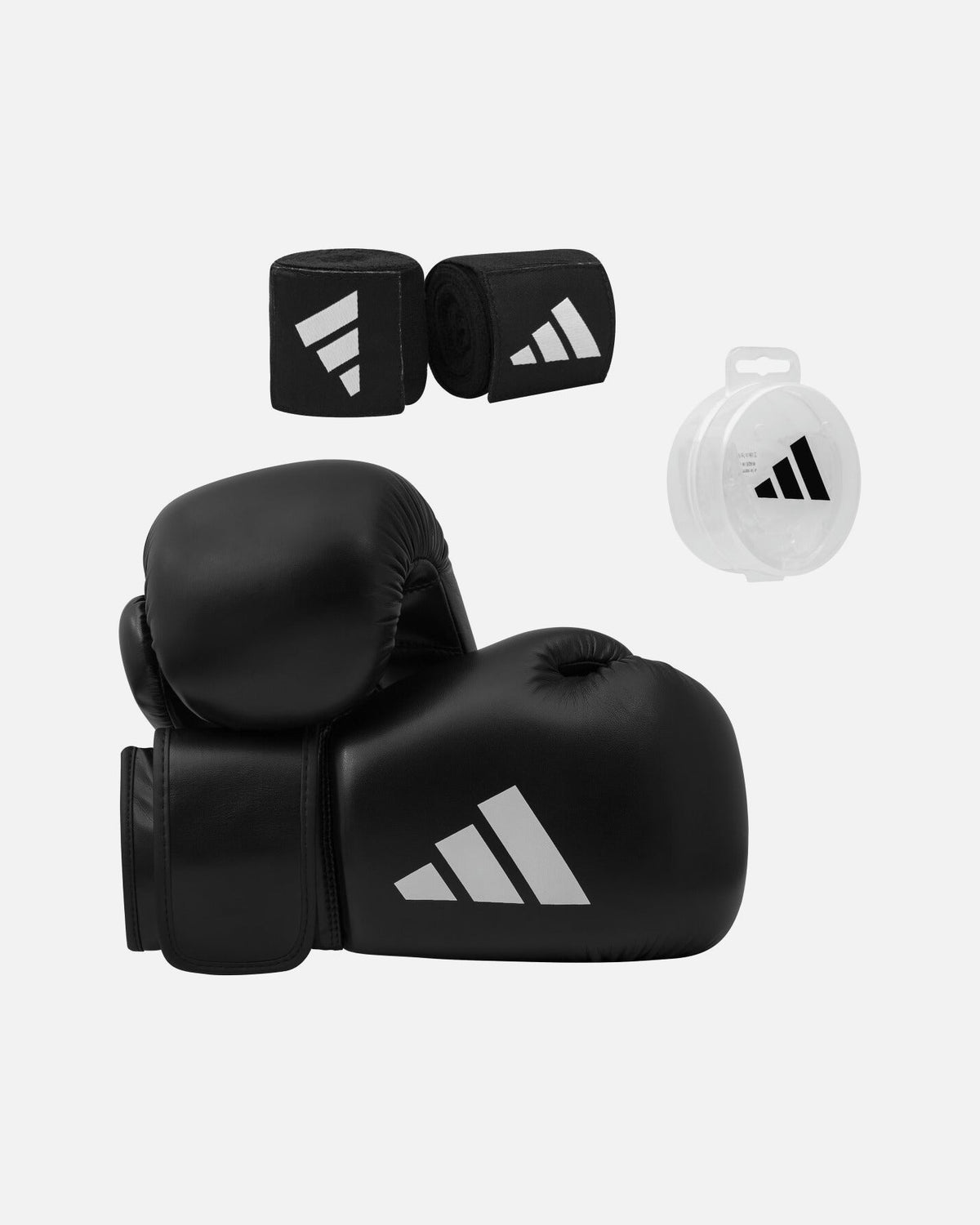 Adidas Boxhandschuhe Set 12oz - Schwarz/Weiß