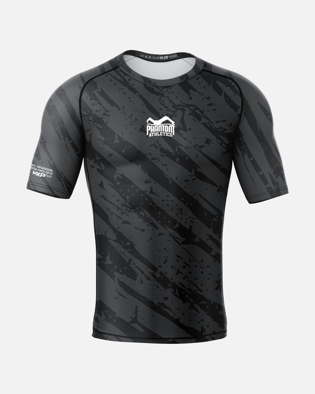 Phantom Athletics Rashguard EVO Camo Tiger - Grau