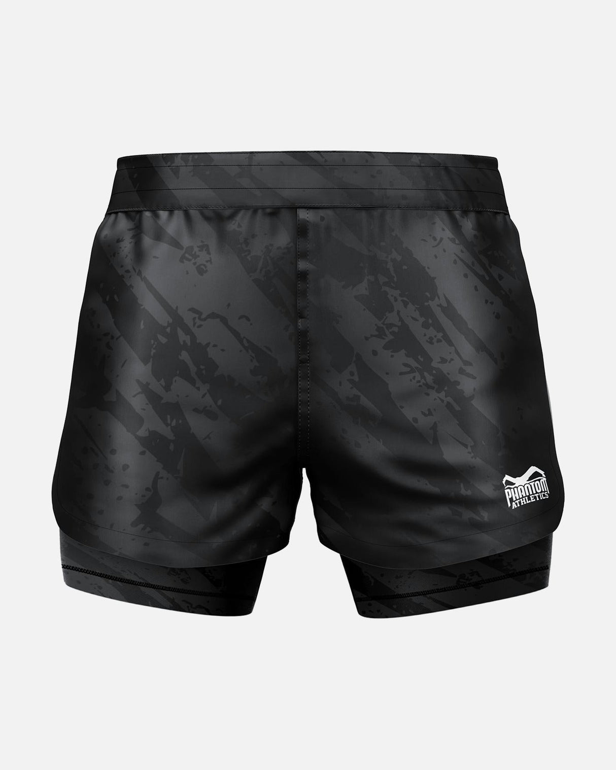 Phantom Athletics MMA Shorts Fusion 2in1 - Grau