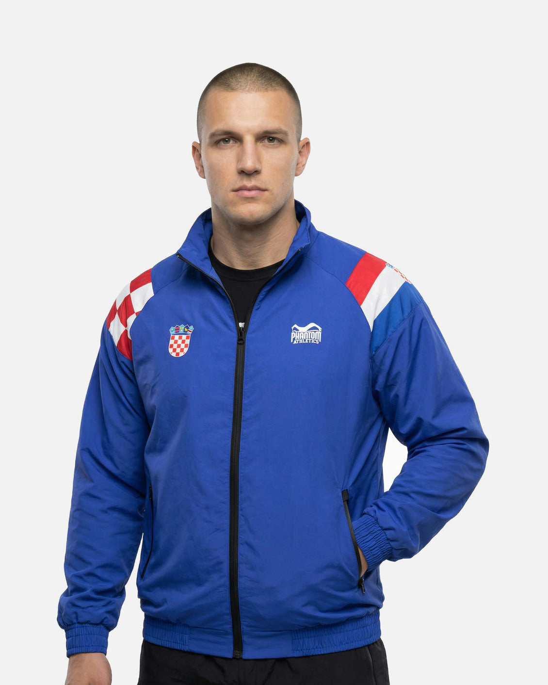 Phantom Athletics Trainingsjacke DMC Team Croatia - Blau/Rot/Weiß