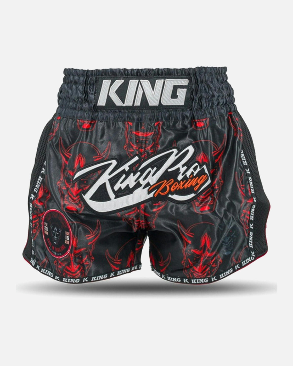 King Pro Boxing Muay Thai Shorts Devil - Schwarz