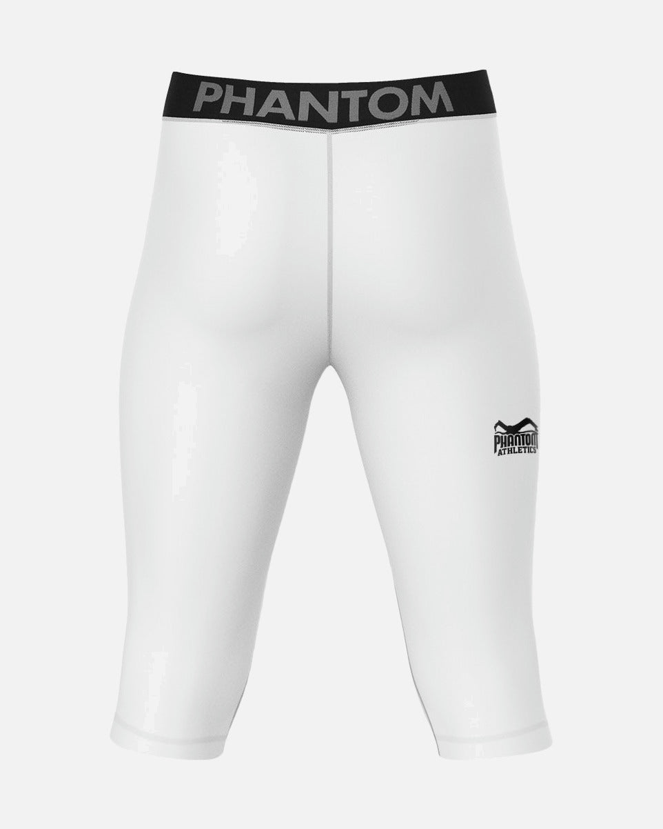 Phantom Athletics Kompressionsshorts APEX 3/4 - Weiß