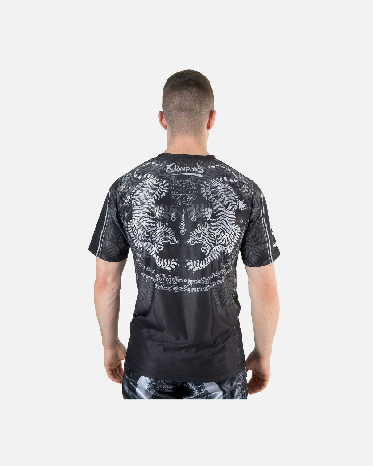 8 WEAPONS T-Shirt Functional – Schwarz/Grau