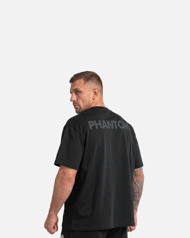 Phantom Athletics T-Shirt Oversize Blacked - Schwarz