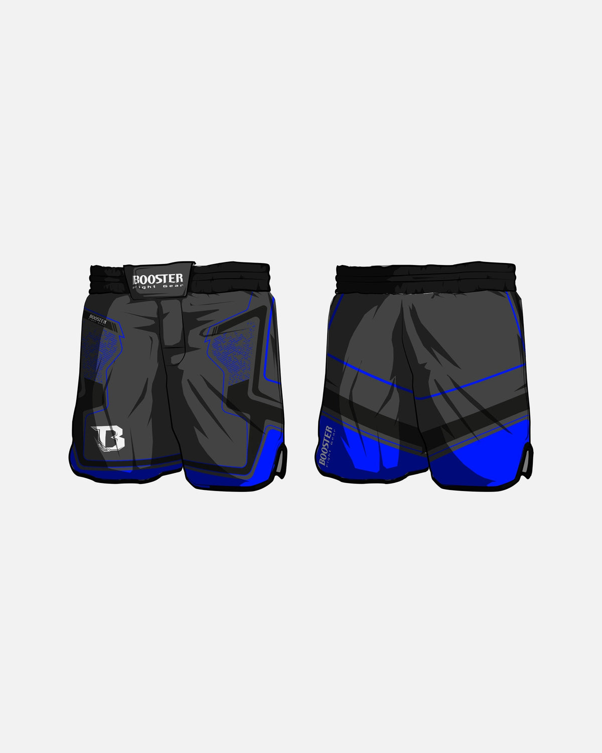 Booster MMA Shorts Delta 2 - Schwarz
