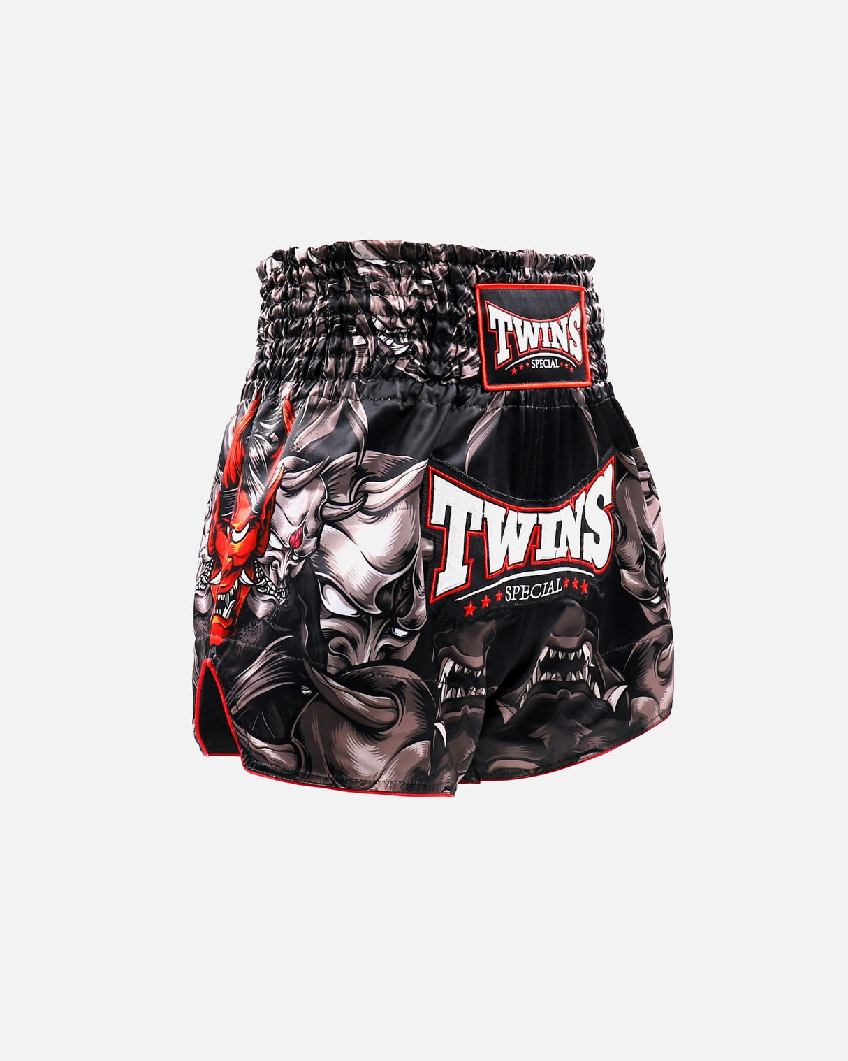 Twins Muay Thai Shorts TTBL Kabuki - Schwarz