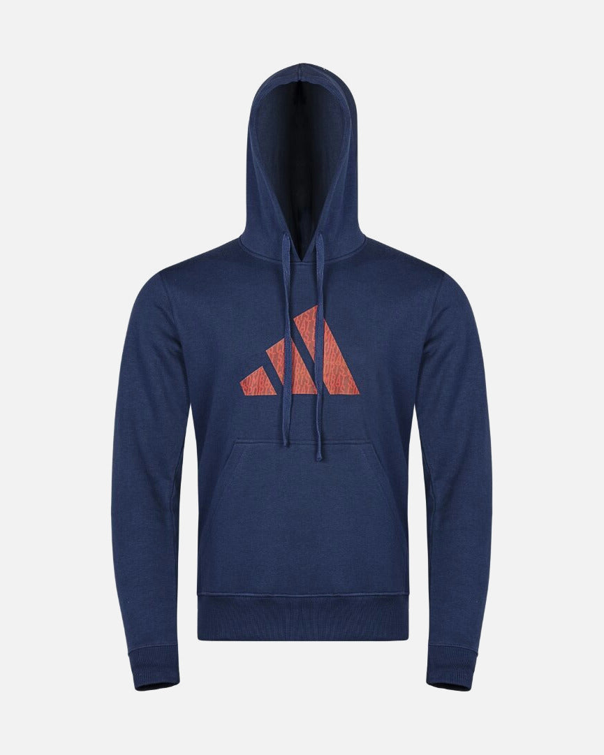 Adidas Hoodie Perfo Script Graphic - Blau