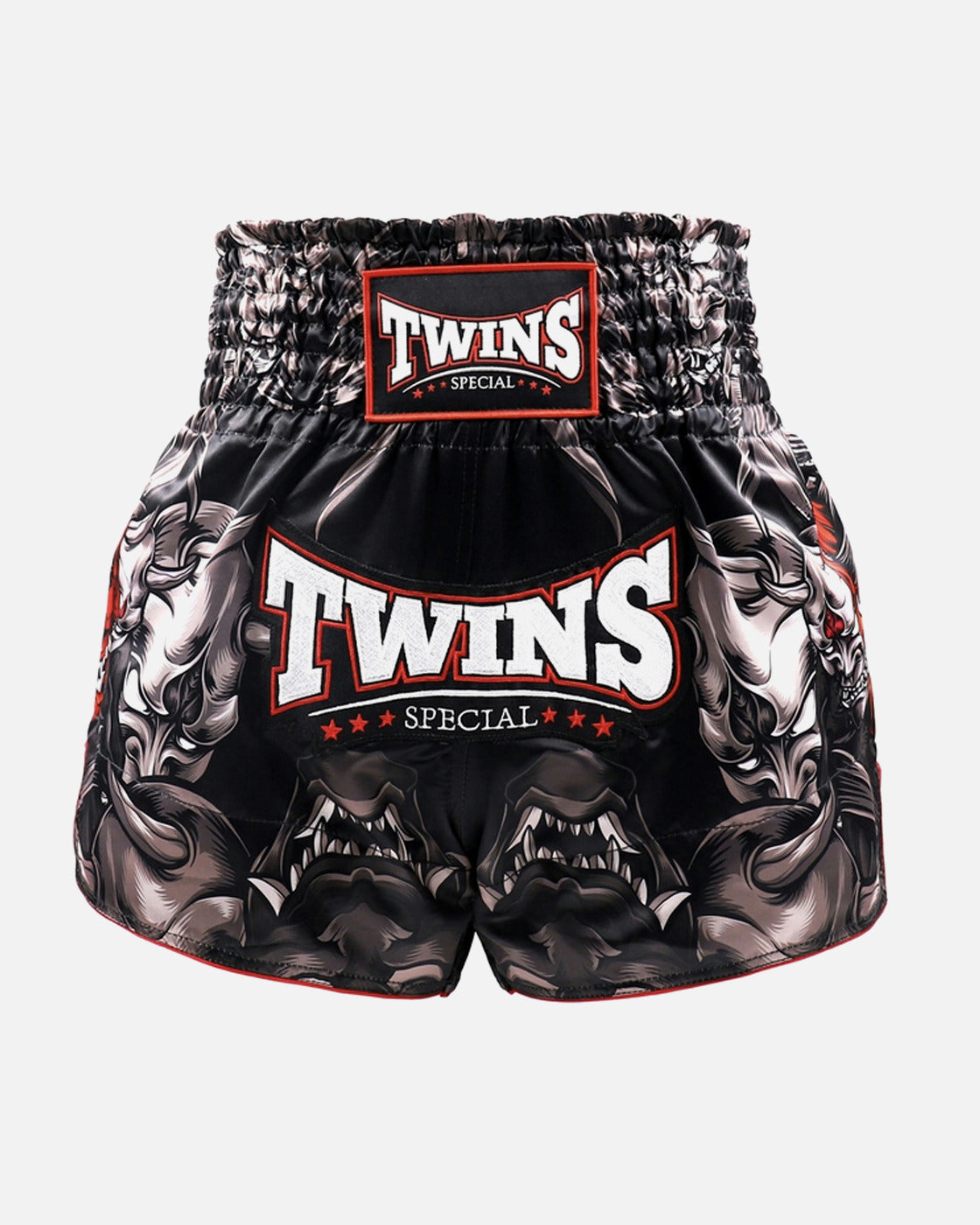 Twins Muay Thai Shorts TTBL Kabuki - Schwarz