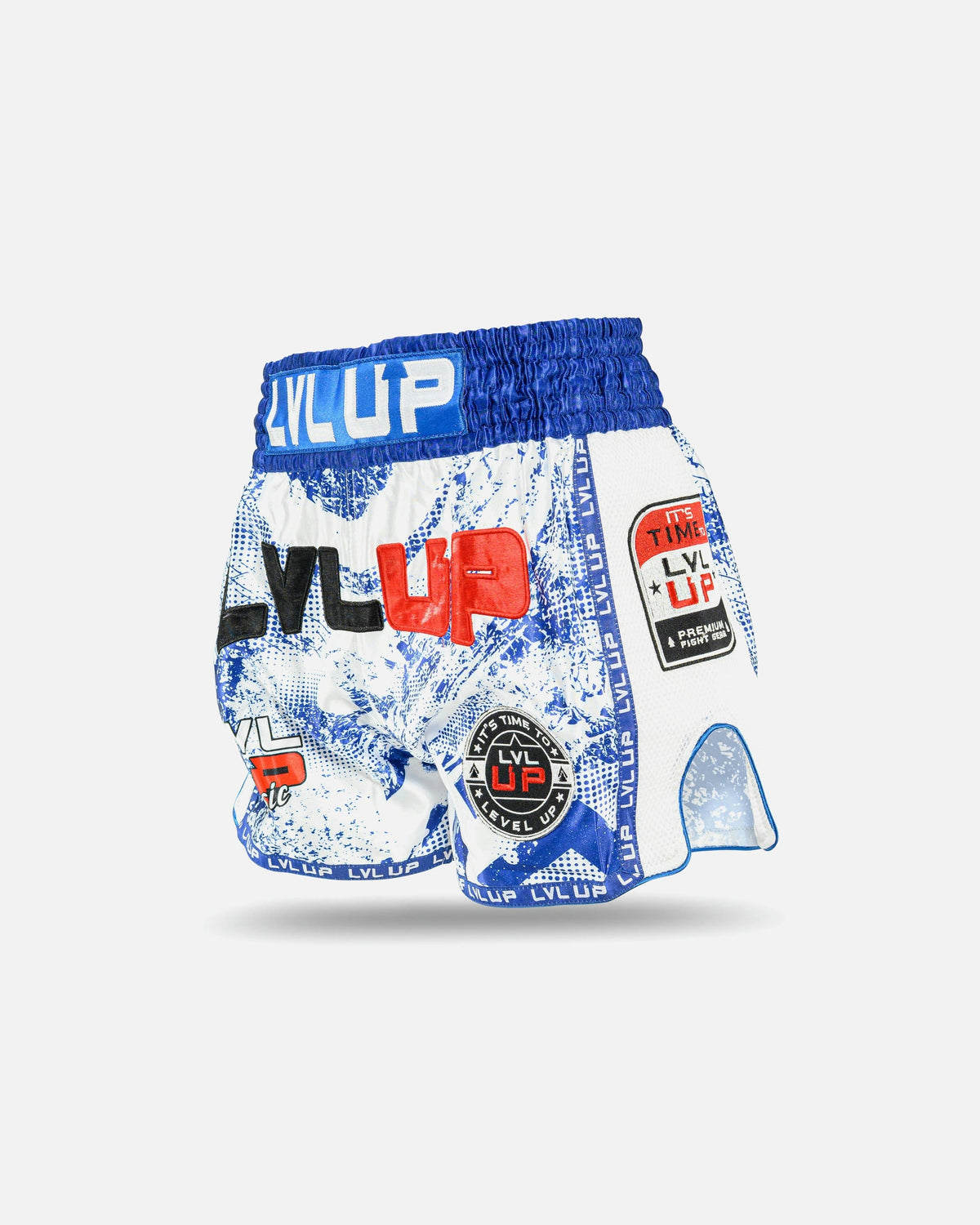 LVL UP Muay Thai Shorts Stadium - Blau