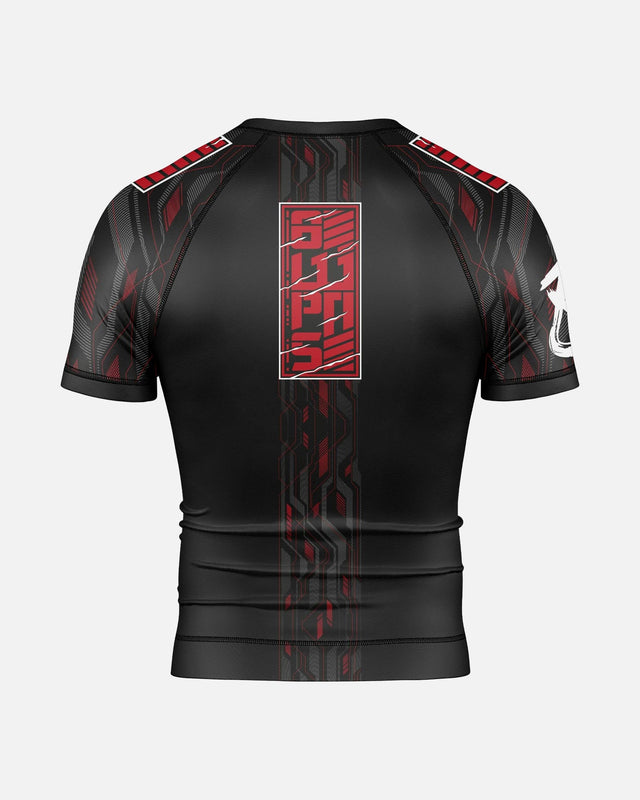 8 WEAPONS Rashguard Samurai 2.0 - Schwarz/Rot