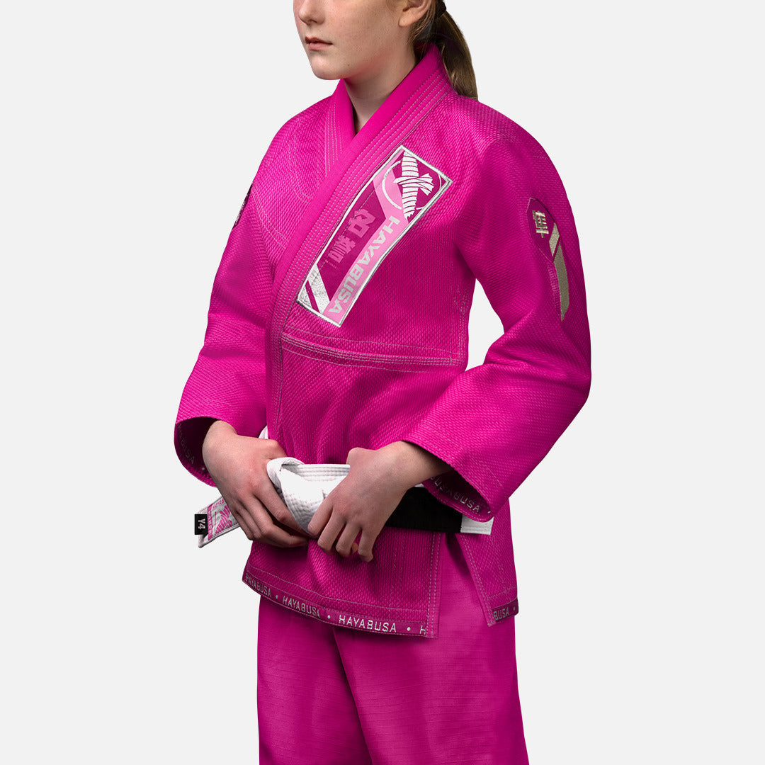 Hayabusa BJJ-Gi Ascend Kinder - Rosa