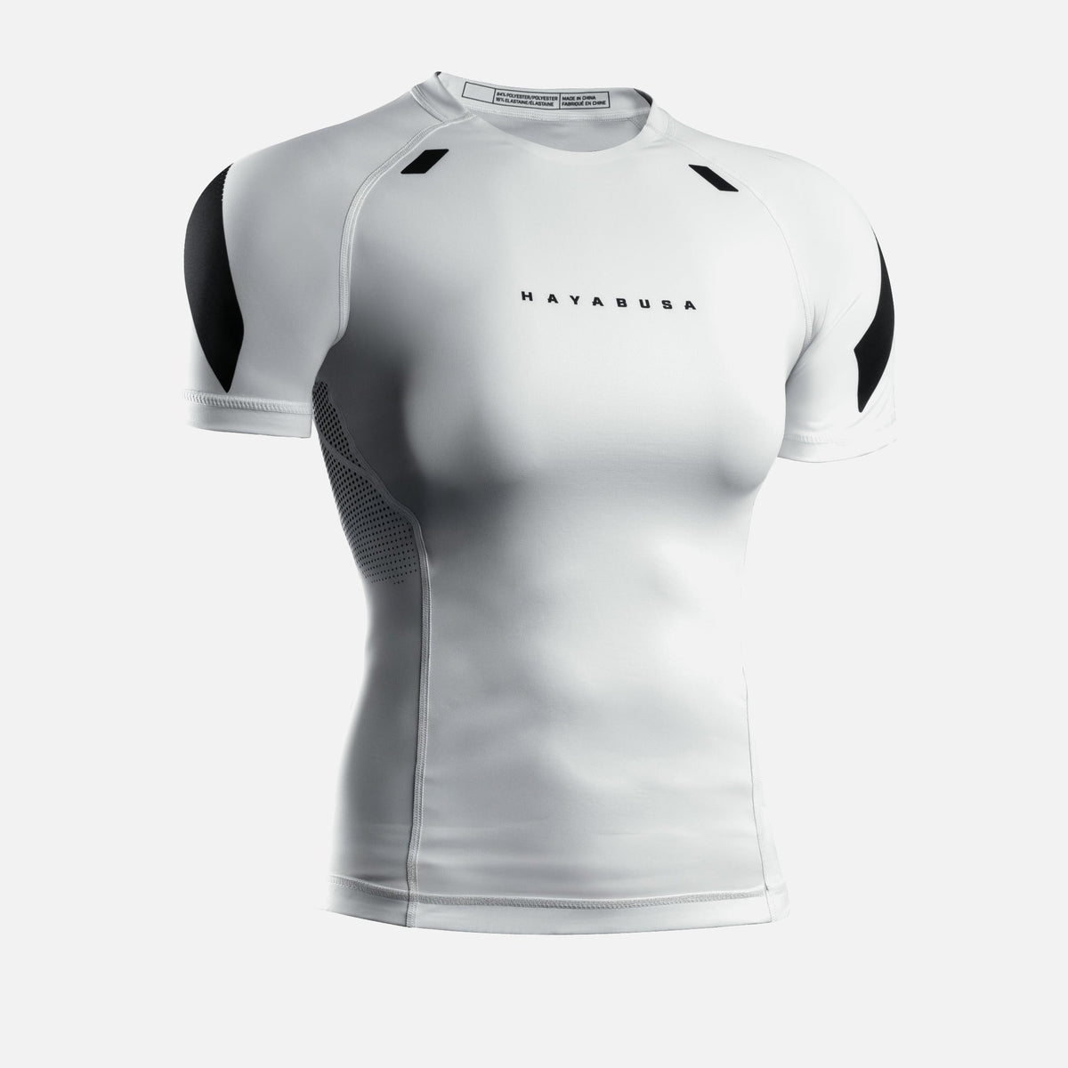 Hayabusa Rashguard Pro Ranked Kurzarm Damen - Weiß